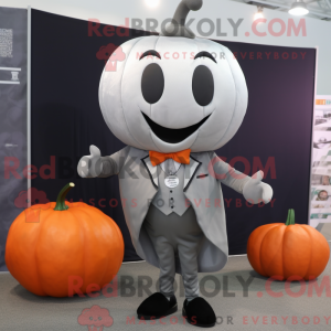 Silver Pumpkin mascot...