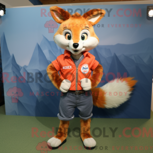 Fox mascot costume...