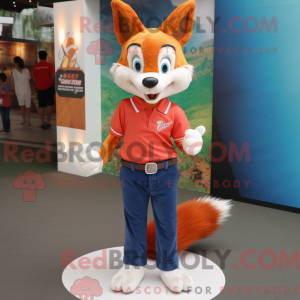 Fuchs Maskottchen Kostüm...
