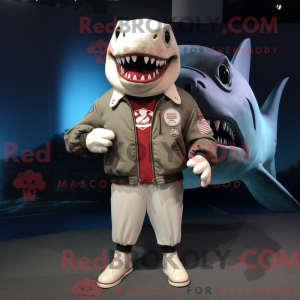 Creme Megalodon maskot...