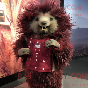 Personaggio mascotte Maroon...