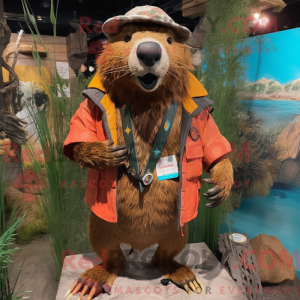 Rust Beaver Maskottchen...