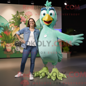 Maskottchenkostüm Grüne...