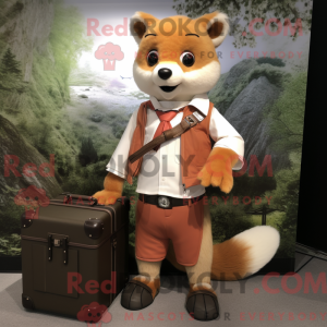 Marten mascot costume...