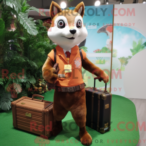Marten mascot costume...