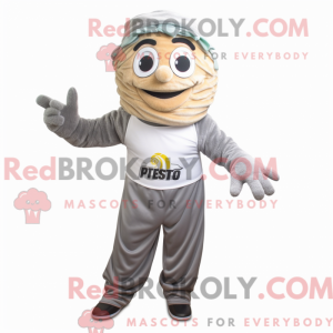 Gray Pesto Pasta mascot...