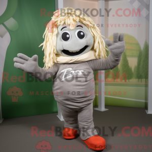 Gray Pesto Pasta mascot...