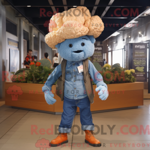 Rust blomkål maskot kostume...