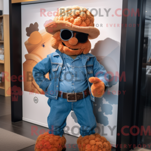 Rust blomkål maskot kostume...