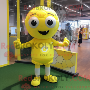 Lemon Yellow Soccer Goal...