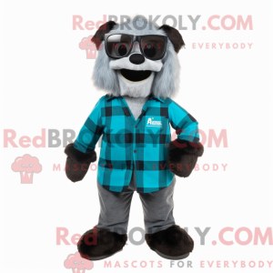 Teal Shepard S Pie maskot...