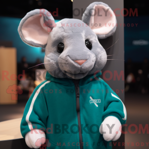 Disfraz de mascota Teal Rat...