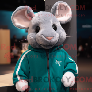 Teal Rat Maskottchen Kostüm...