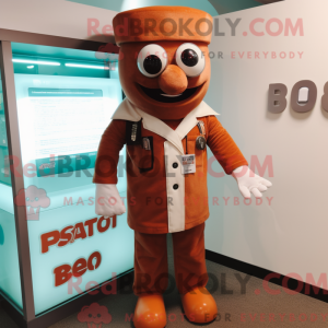 Disfraz de mascota de Rust...