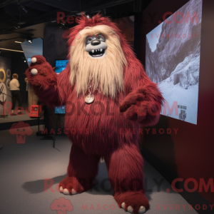 Costume de mascotte de Yeti...