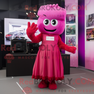 Postava maskota Magenta But...