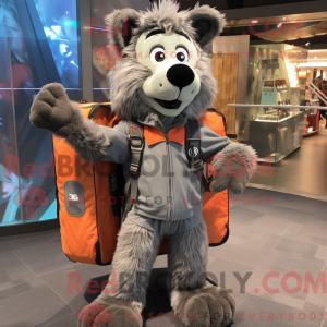 Gray Shepard S Pie mascot...