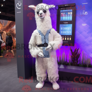 Lavender Llama mascot...