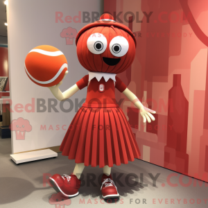 Red Juggle-maskotdraktfigur...