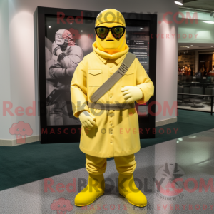 Lemon Yellow Gi Joe mascot...