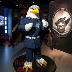 Navy Falcon mascottekostuum...