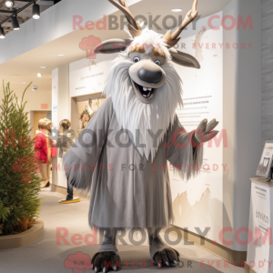 Silver Elk mascot costume...