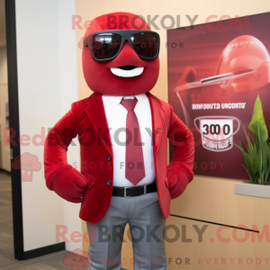 Maskottchenkostüm Roter...