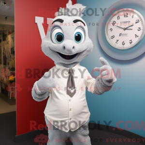 Disfraz de mascota de reloj...