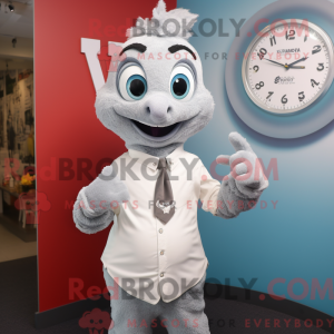 Silver Wrist Watch mascot...