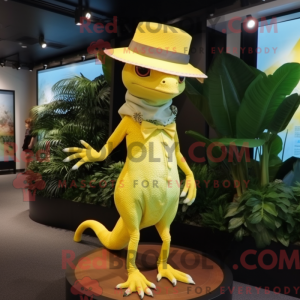 Lemon Yellow Geckos mascot...