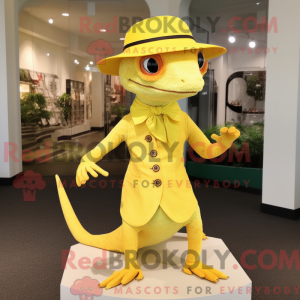 Lemon Yellow Geckos mascot...