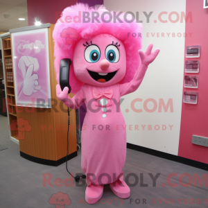 Disfraz de mascota de Pink...