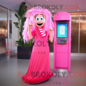 Disfraz de mascota de Pink...