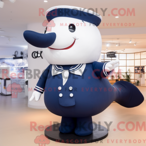 Figura de máscara de baleia...
