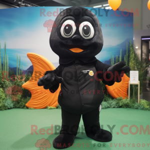 Black Goldfish mascot...