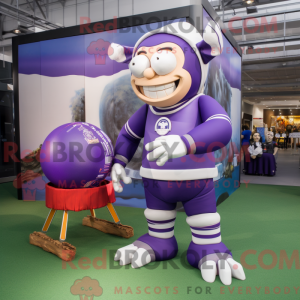 Personaggio mascotte Purple...
