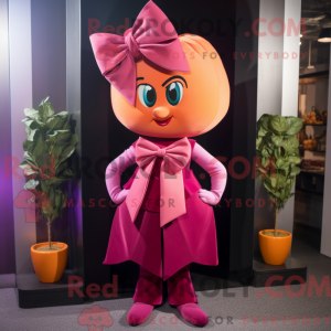 Magenta Apricot Maskottchen...