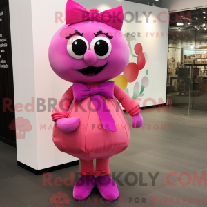 Magenta aprikos maskot...