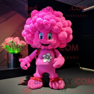 Pink Cauliflower mascot...
