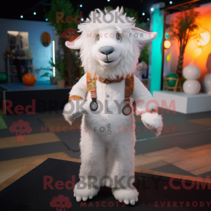 White Angora Goat mascot...