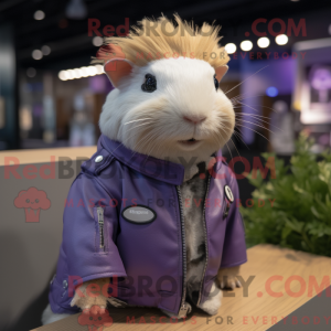 Lavender Guinea Pig mascot...