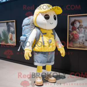 Creme Lemon maskot kostume...