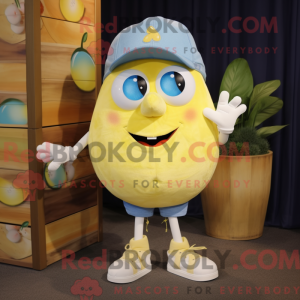 Creme Lemon maskot kostume...