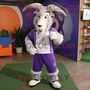 Lavender Goat mascot...