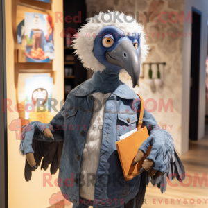 Grauer Geier Maskottchen...
