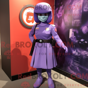Lavendel Gi Joe maskot...