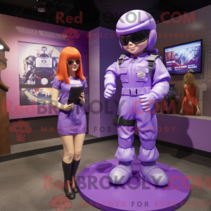 Lavender Gi Joe mascot...