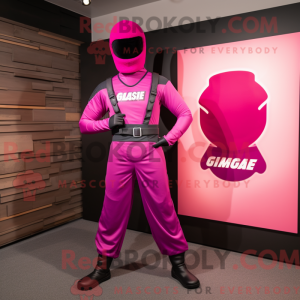 Magenta Gi Joe maskot...