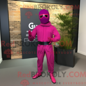 Magenta Gi Joe maskot...