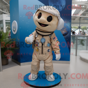 Mascotte d astronaute beige...